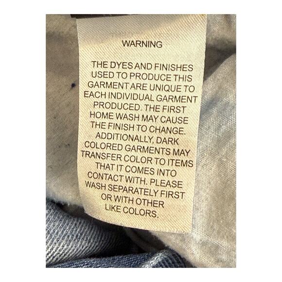 Ninth Hall Ambush Y2K Baggy Embroidered Jaguar Winged Skull Light Denim Jeans 28 - Picture 15 of 16